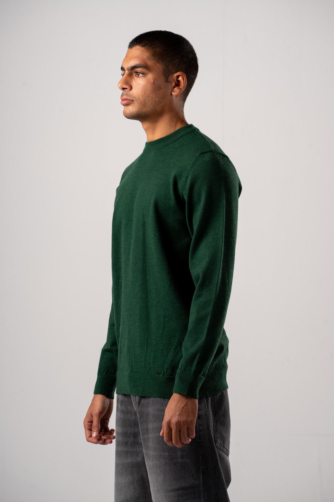 Green Crewneck Pullover
